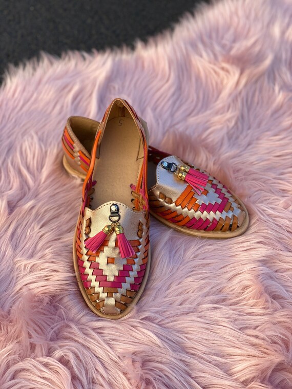 huaraches mexicanos mujer