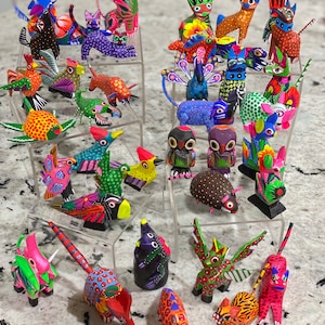 Alebrijes - Place Holder - Bridal Shower - Wedding Favors - Decor - Spirit Animals - Chicken - Rabbit- Gift - Coyote - Owl - Turtle - Birds