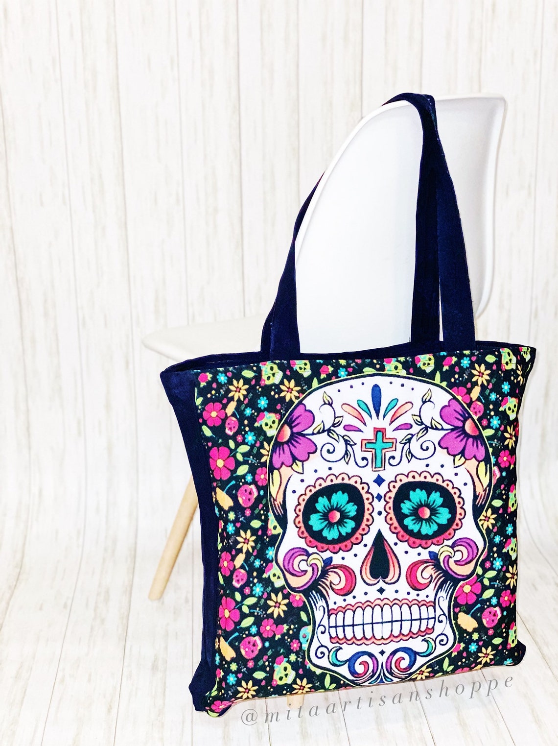 Canvas Tote Tote Bag Mexican Bag Bag Handmade Bag | Etsy