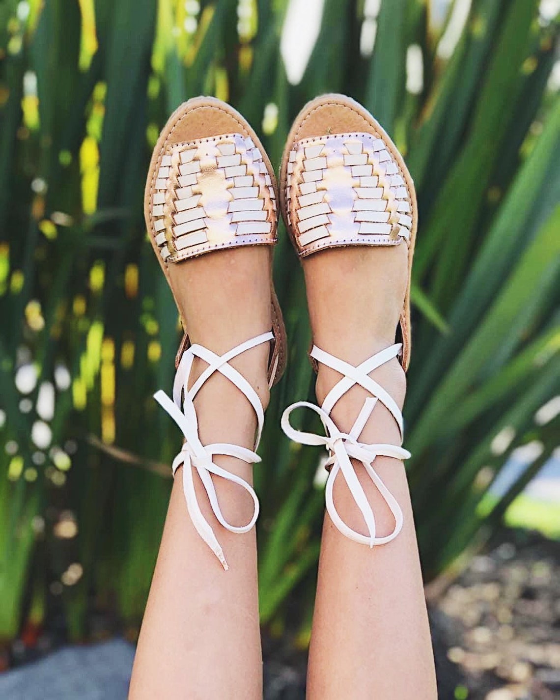 Girls Huarache Sandal Lace Up Huaraches Mexicanos Boho Etsy