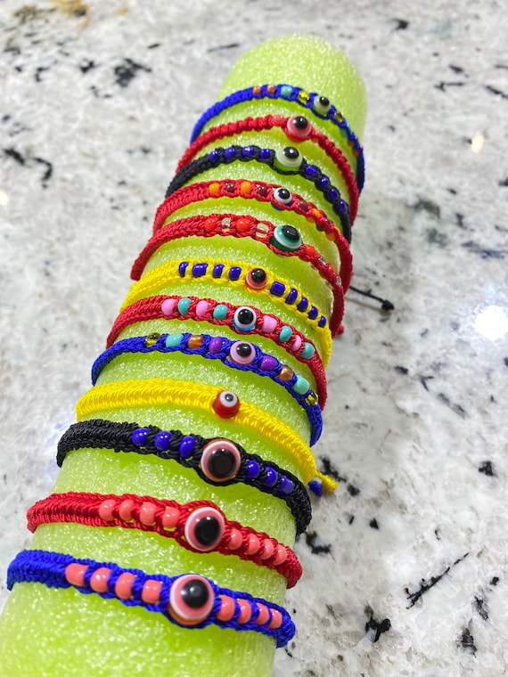 Mexican bracelets with eyes sale