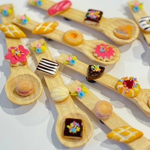 Mini Pan Dulce Magnet: Handmade Mexican Spoon, Altar Decor