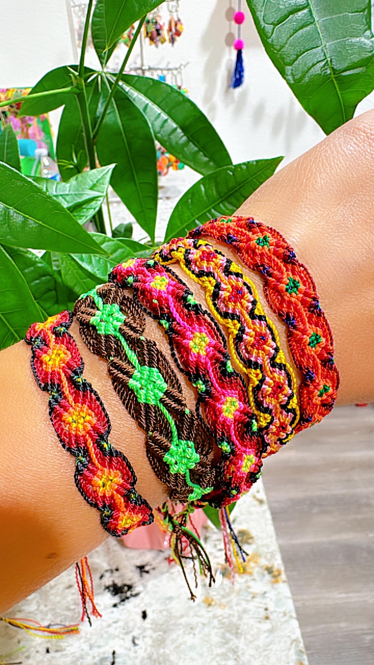 Mexican Friendship Bracelet: Braided Boho Anklet, Waterproof Gift