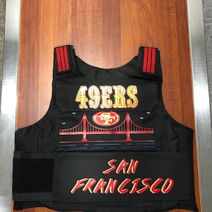 Aangepaste San Francisco 49ers trui vest kogelvrij vest