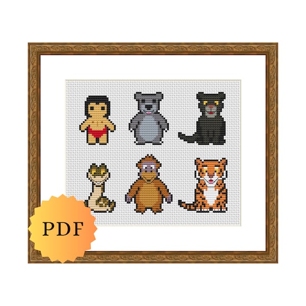 Jungle Cross Stitch Pattern - Etsy