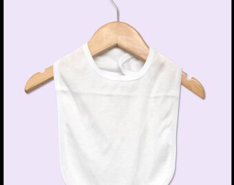 blank baby bibs in bulk