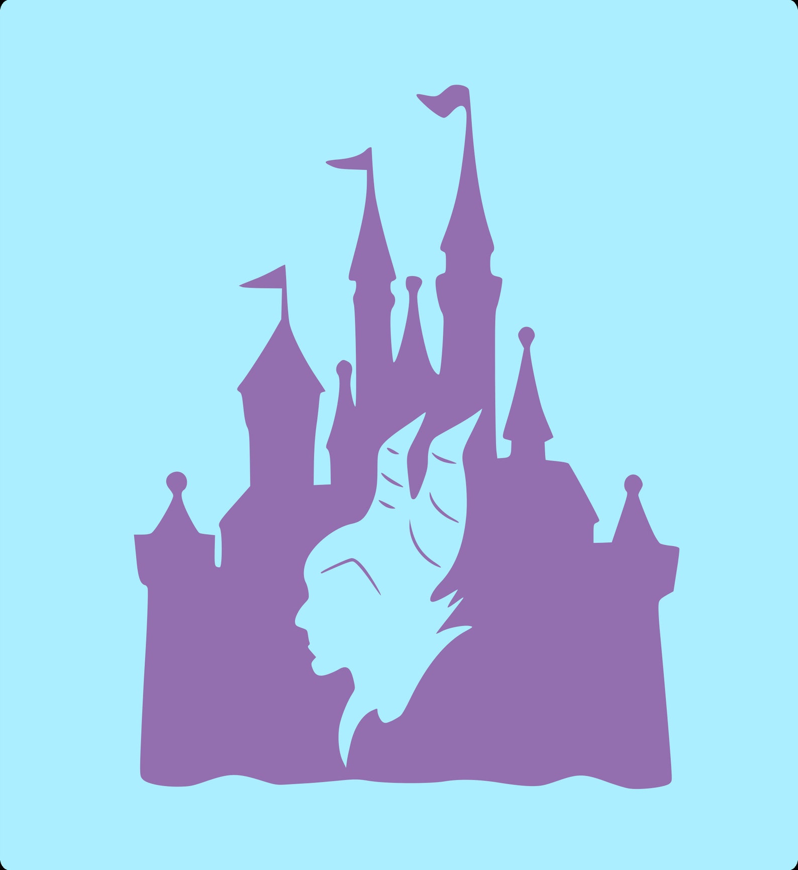 Maleficent Villain Castle Disney Epcot Window Decal Vinyl Etsy