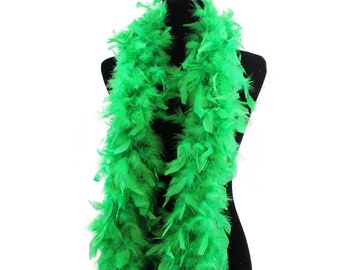 Feather Boa Marabou 2 Yards Long 72 Kelly Green 22 Grams