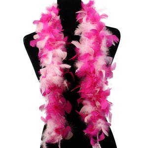 Pink Mix Chandelle Federboa: Party Kostüm Dekoration