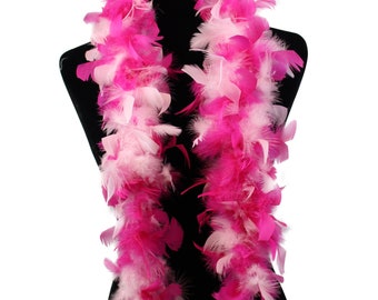 Pink Mix Hot Pink Color 25 Gram, 4 Feet  Long kids Chandelle Feather Boa, Great for Party, Wedding, Halloween Costume, Decoration