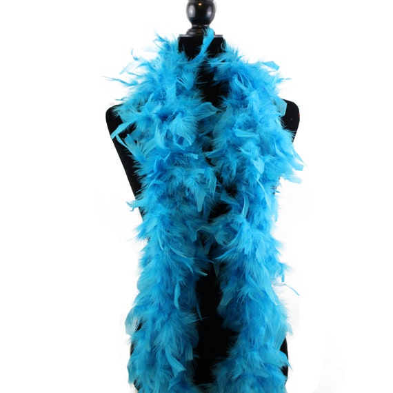 Light Turquoise Teal 60 Gm 72/" Costume Chandelle Feather Boa