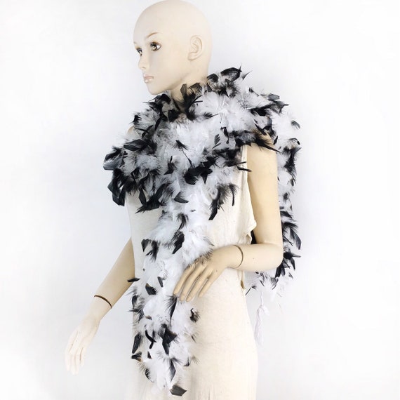 1 Yard Chandell Feather Boa with Tinsel Kid Feather Boa Feather