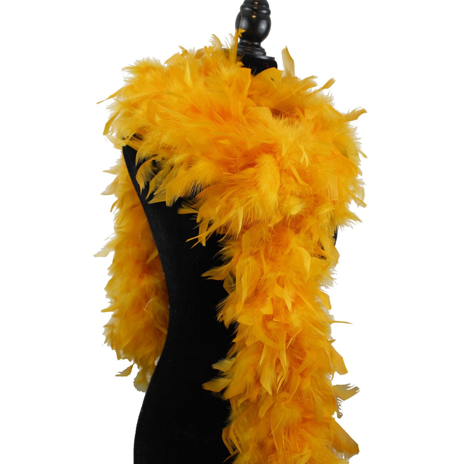 Dwars zitten Dochter Michelangelo Gold Yellow 100 Gram Chandelle Feather Boa 2 Yard Long-great - Etsy