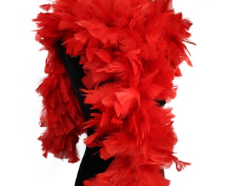Federboa Accessoire Hellrosa – 180 Cm Lang, 80 G, Weiche Federn, Für Junggesellinnenabschied & Kostümpartys