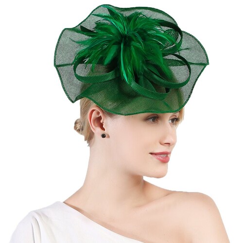 Champin Color Fascinator Hat for Women Tea Party Wedding - Etsy