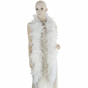 Boa de plumas 150 cm blanca - RETIF