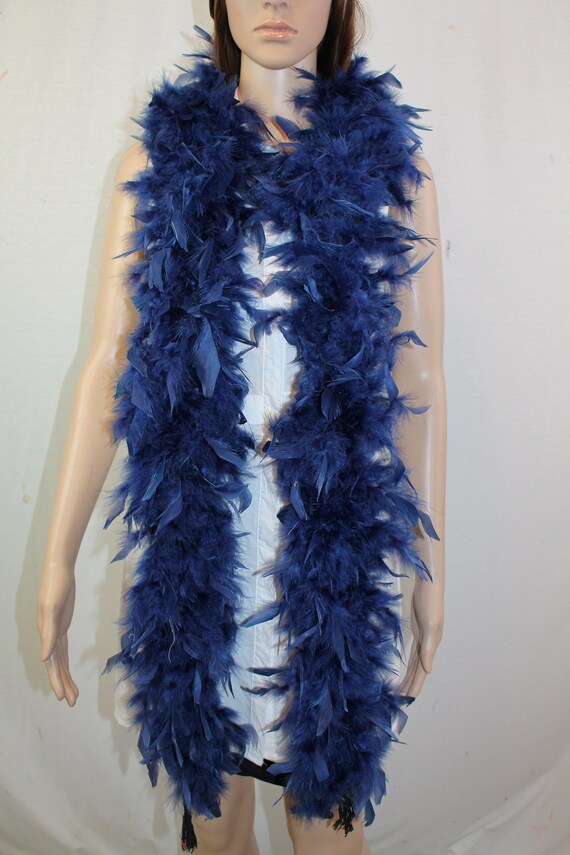 2 Ply Ostrich Feather Boa 2 Yards for Halloween Costume Bachelorette Party  DIY (Baby Blue)