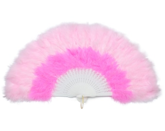 Baby rosa Mix Candy Pink Federfächer, ideal für Party, Hochzeit, Halloween-Kostüm, Weihnachtsbaum, Dekoration fan-2
