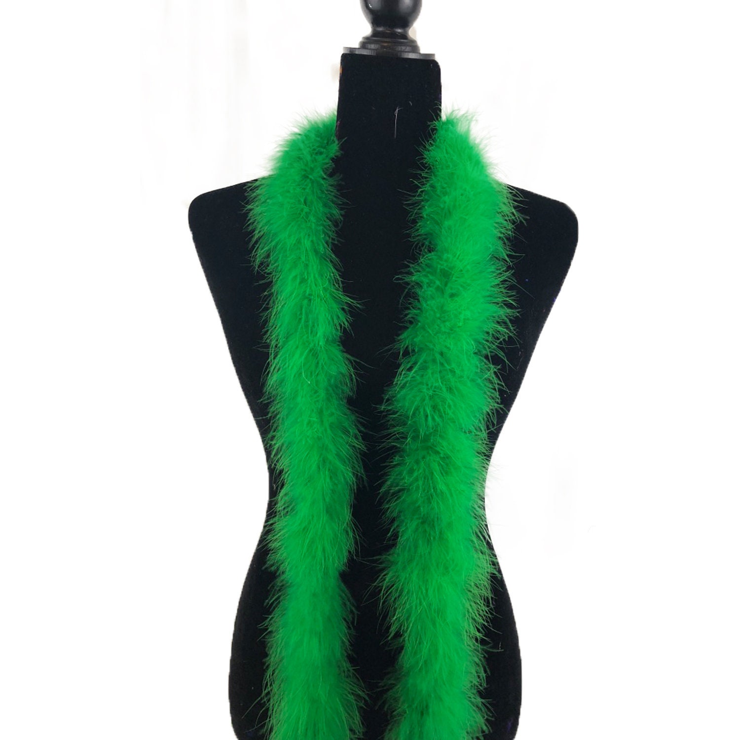Green Color 22 Gram Marabou Feather Boa 2 Yardlong Dancing Etsy UK