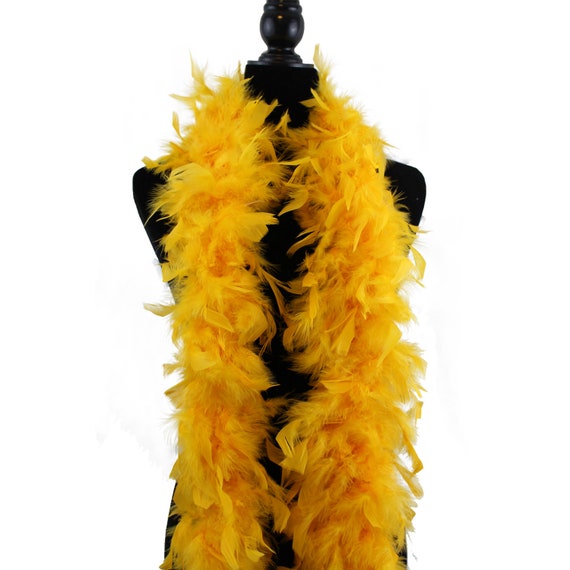 Golden Yellow 14 Gram Ultra Marabou Feather Boas