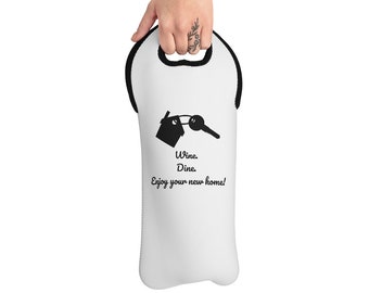Homebuyer Congratulations Housewarming Wine Tote Gift Bag