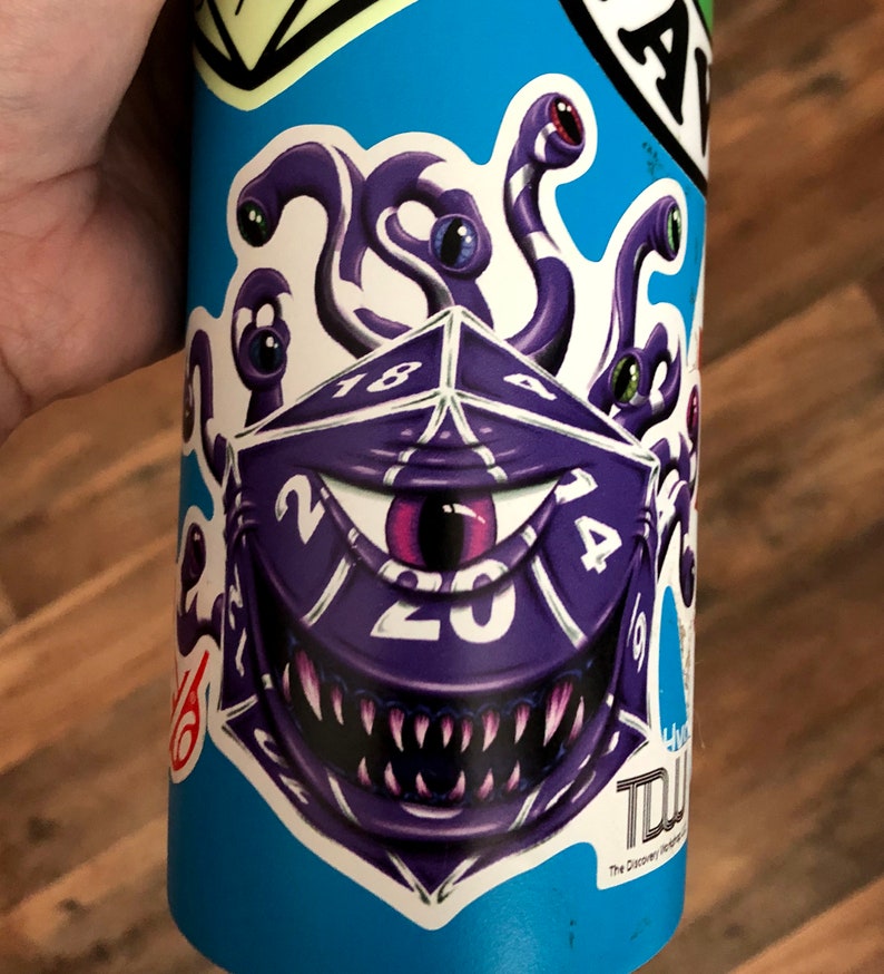D20 Beholder Die Cut Vinyl Stickers