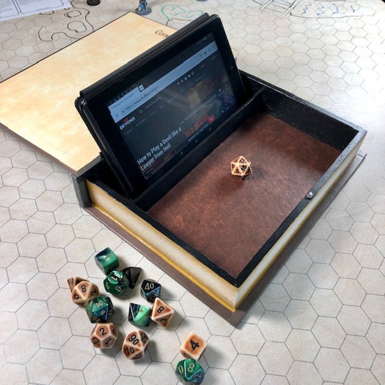Wizard Book Dice Box Etsy