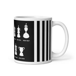 Newcastle United Football Club Trophies White glossy mug