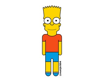 Bart Simpson Illustration | Sticker | A5 or A4 print or poster