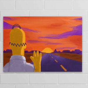 Bye Mom (Simpsons) (A5, A4 poster or print)