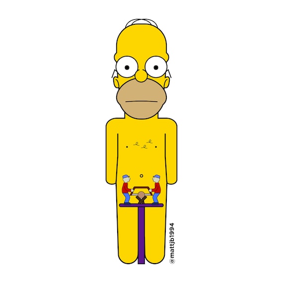 Simpsons Naked