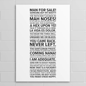 Unsere Flagge bedeutet Death Zitate (A5, A4, A3 Poster oder Druck)