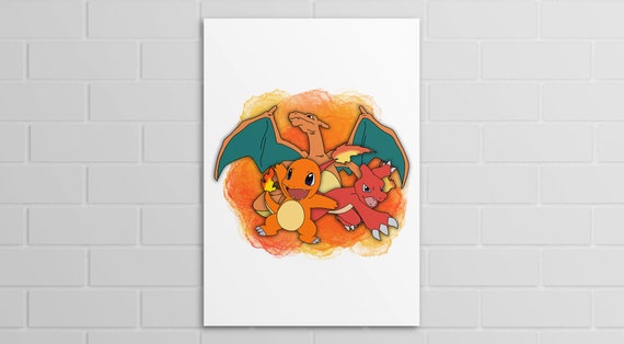 Daniel Arsham×pokemon ポスター ピカチュウ/ヒトカゲの通販 by