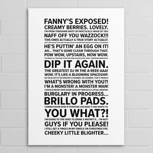 Pat Zitate | Gespenster (A5, A4, A3 Poster oder Druck)