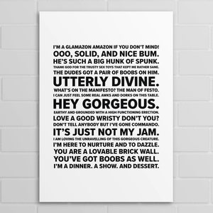Lucinda Zitate Von MAFS Australien (A5, A4, A3 Poster oder Druck)