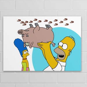 Spider Pig | Simpsons Movie (A5, A4, A3 poster or print)