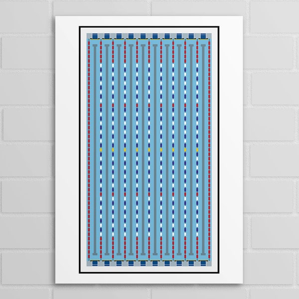 Swimming Pool (A5, A4, A3 poster or print)
