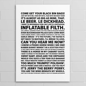 Phoenix Nights Zitate (A5, A4, A3 Poster oder Druck)