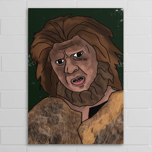 Robin portrait (Ghosts) (A5, A4, A3 poster or print)