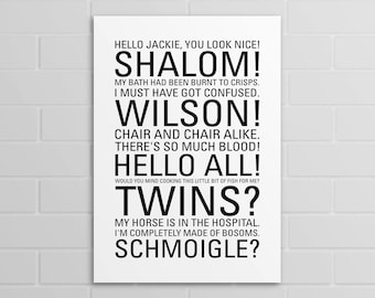 Jim Quotes From Friday Night Dinner (A5, A4, A3 poster or print)