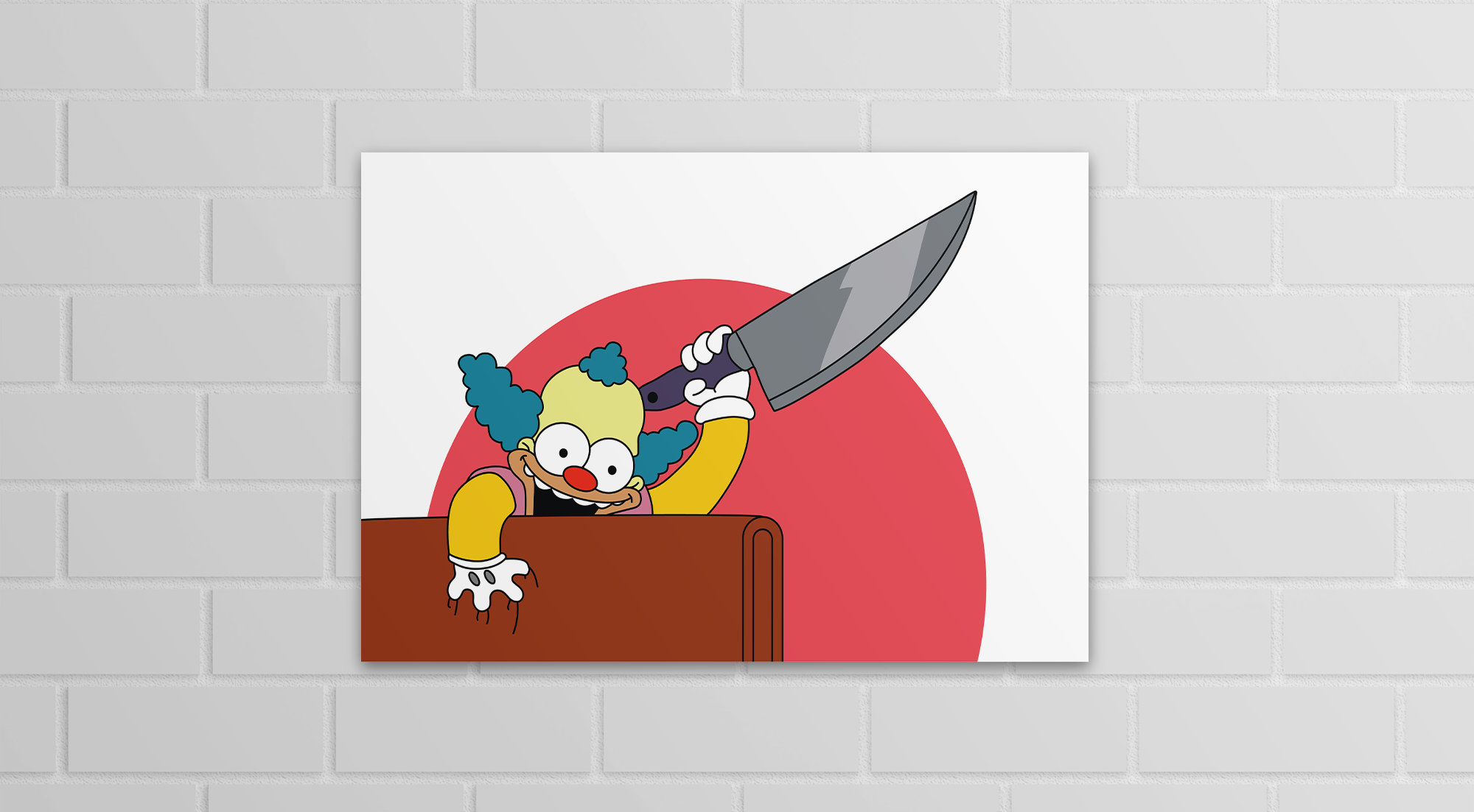 Les Simpson - Poupée Parlante Krusty - 40 cm - Modes Gentil et Méchant - Poupée à Ficelle Krusty - 14 Phrases - Licence Officiel - Packaging Fidèle - L'Épisode Treehouse of Horror III - 14 Ans