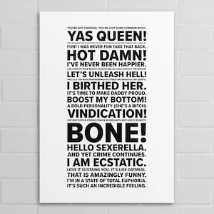 キャプテン・ホルトの言葉 | B99 (A5、A4、A3 ポスターまたはプリント)