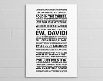 Schitt's Creek Quotes (A5, A4, A3 poster or print)