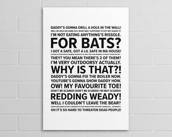 Citas de Mike / Fantasmas (póster o impresión A5, A4, A3)