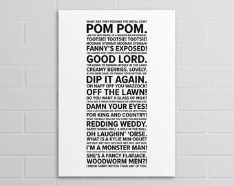 Ghosts Quotes (A5, A4, A3 poster or print)