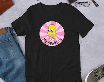 Mr Sparkle T-shirt | Simpsons clothing | Short-Sleeve Unisex T-Shirt