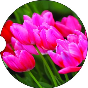 2 Absorbent Car Coasters for Flowers #13. Car Accessories for her, Auto Coaster, Coaster, Cup Holder Coaster, Gift For Her, For Him