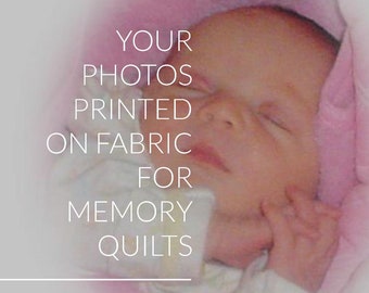 Photo Quilt Squares for Custom Photo Panels. For Your Quilts, Pillow Covers, Military Doll Photos on Fabric Photo Quilt Panels, Quilt Fabric