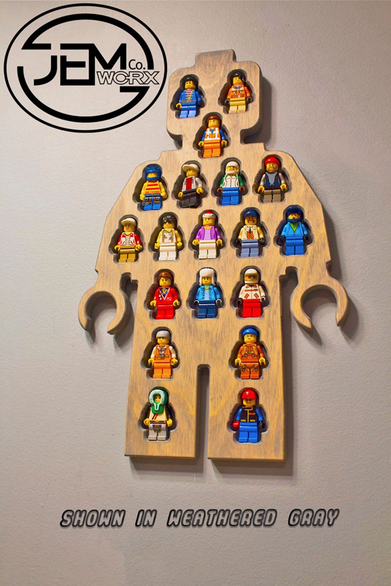 Display Shelf for LEGO® Minifigures.