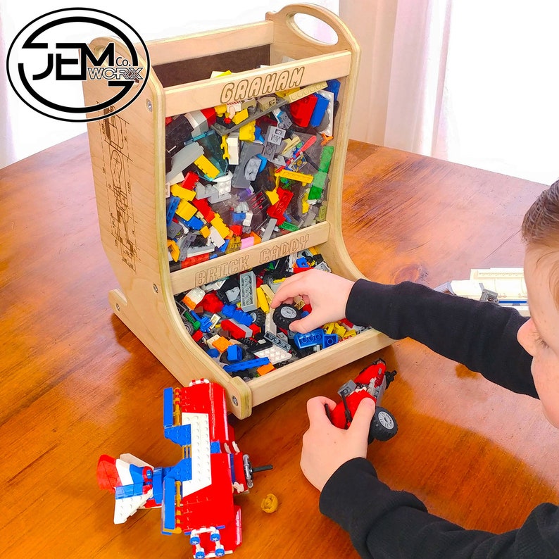 Birthday Gift Brick Caddy Best Lego Storage Containers Carry Case Organizer Bricks Organization Bag